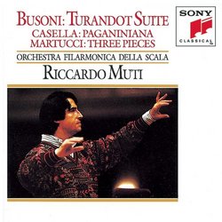 Ferruccio Busoni: Turandot Suite; Alfredo Casella: Paganiniana; Giuseppe Martucci: Three Pieces