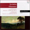 Alexander Scriabin: 12 Etudes Op. 8; Sonata No. 6; Alexander Glazunov: Sonata No. 1