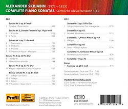 Alexander Scriabin: Complete Piano Sonatas