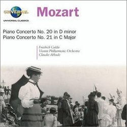 Mozart: Piano Concerto No. 20 in D major; Piano Concerto No. 21 in C major