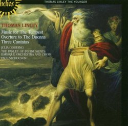 Thomas Linley: Music for The Tempest; Overture to The Duenna; 3 Cantatas