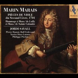 Marin Marais: Pièces de Viole du Second Livre, 1701