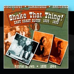 Shake That Thing!: East Coast Blues 1935-1953, CD A