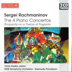 Sergey Rachmaninov: The 4 Piano Concertos