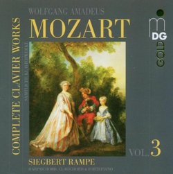 Mozart: Complete Clavier Works, Vol. 3