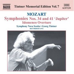 Mozart: Symphonies Nos. 34 & 41; Idomeneo Overture