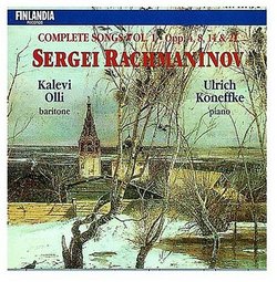 Rachmaninov: Complete Songs, Vol. 1
