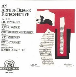 An Arthur Berger Retrospective