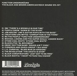 Function Underground: The Black & Brown American Rock Sound 1969-1974