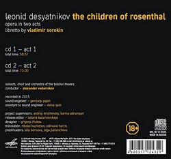 Leonid Desyatnikov: The Children of Rosenthal