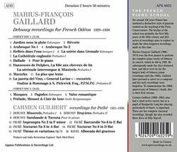 Marius-Francois Gaillard: Complete Debussy Recordings 1928-1930