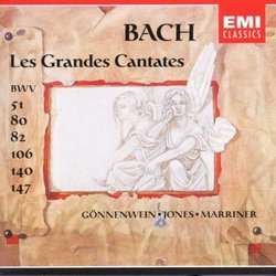 Bach: Cantatas - Gonnewen, Jones, Marriner, etc.