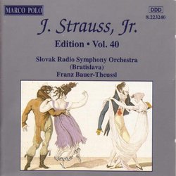 STRAUSS II, J.: Edition - Vol.  40