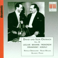 Leclair/Kodaly/Strawinsky/Prokofjew/Brahms