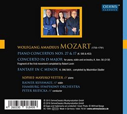 Mozart: Piano Concertos Nos. 17 & 27