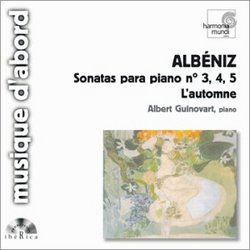 Albéniz: Sonatas para piano no. 3, 4, 5; L'automne