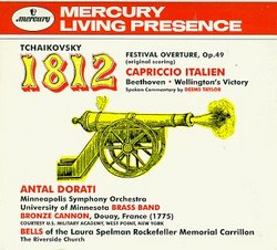 Tchaikovsky: 1812 Festival Overture; Capriccio Italien; Beethoven: Wellington's Victory