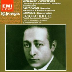Heifetz Performs Wieniawski, Vieuxtemps, Saint-Saëns & Sarasate