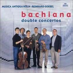 Bachiana (Music of the Bach Family): Double Concertos - Johann Christian Bach: Sinfonia Concertante in A major / Wilhelm Friedemann Bach: Flute Concerto in D major / Johann Christoph Friedrich Bach: Concerto for Fortepiano & Viola in E flat major / Carl P