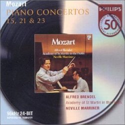 Mozart: Piano Concertos 15, 21 & 23