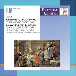 Essential Classics Ix Bach: Concertos For 2 & 3 Pianos