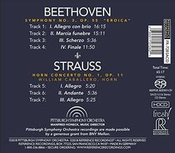 Beethoven: Symphony No. 3 ''Eroica''; Strauss: Horn Concerto No. 1