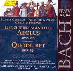 Bach: Der zufriedengestellte Aeolus; Quodlibet