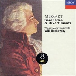Mozart: Serenades & Divertimenti - Wiener Mozart Ensemble / Willi Boskovsky