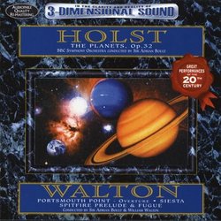 Holst: The Planets; Walton: Portsmouth Point Overture; Siesta; Spitfire Prelude & Fugue