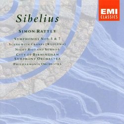 Sibelius: Symphonies Nos. 5 & 7; Scene with Cranes; Night Ride and Sunrise