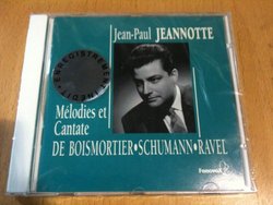 Melodies et Cantate de Boismortier, Schumann, Ravel