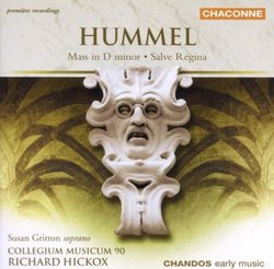 The Hummel Mass Edition Vol. 3: Mass in D minor; Salve Regina