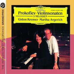 Prokofiev: Violinsonaten; 5 Melodien