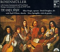 Rosenmuller: 17th Century Instrumental and Vocal Music /Hargis * The King's Noyse * Douglass