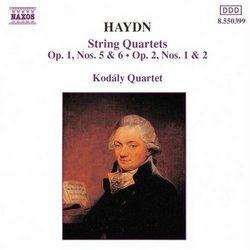 Haydn: String Quartets from Op.1 Nos. 0 & 6 and Op.2 Nos.1 & 2