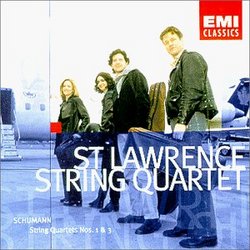 Schumann: String Quartets #1 in A minor, op.41/1 & 3 in A op. 41/3; St. Lawrence String Quartet