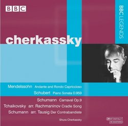 Cherkassky Performs Mendelssohn, Schubert, Schumann & Others