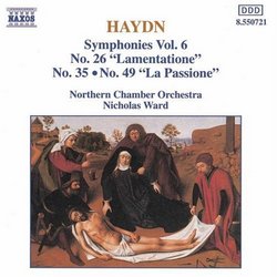 Haydn: Symphonies No. 26 "Lamentation", No. 35, N49 "La Passione"