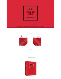 VIXX [EAU DE VIXX] 3rd Kihno Album 2Ver Set Muz-Kit+32p Photocard+Post Card +Tracking Number SEALED