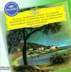 Franck: Symphonie D-moll; Mendelssohn: Symphony No. 5 / Maazel