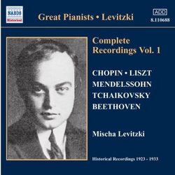 Levitzki: Complete Recordings, Vol. 1