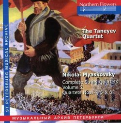 Nikolai Myaskovsky: Complete String Quartets, Vol. 2