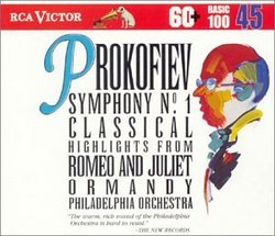 RCA Victor Basic 100, Vol. 45- Prokofiev: Symphony No. 1- Classical, Romeo & Juliet (Highlights)
