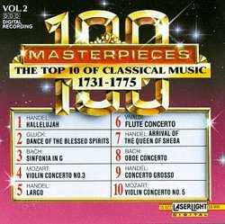 100 Masterpieces: The Top 10 of Classical Music, 1731-1775, Vol. 2
