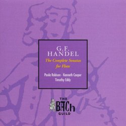 G.F. Handel: The Complete Sonatas for Flute