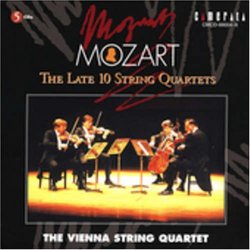 Mozart: The Late 10 String Quartets (K387; K421; K428: K458; K464; K465; K499; K575; K589; K590)