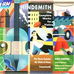 Paul Hindemith: Music For Viola, Volume 3