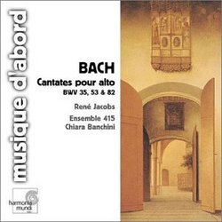 Bach: Cantates pour alto, BWV 35, 53, 82