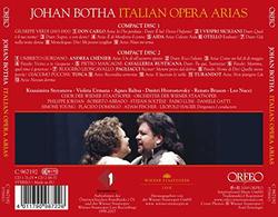 Johan Botha: Italian Opera Arias