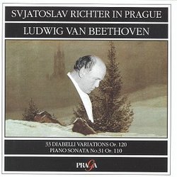 Svjatoslav Richter in Prague: Ludwig van Beethoven: 33 Diabelli Variations Op. 120 / Piano Sonata No. 31 Op. 110